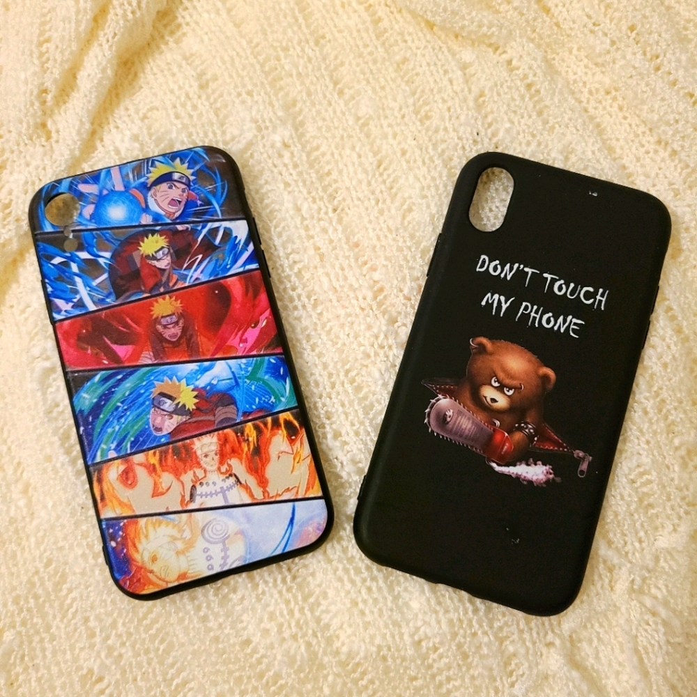 Naruto and Teddy Bear iphone XR Case Bundle